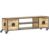 The Living Store TV omarica 130x30x39 cm trden mangov les - TV Omarica, (21376736) Cene