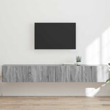 TV zidni ormar Zidne 2 pcs Siva Sonoma 98 x 31 x 29,5 cm | shoptok.hr