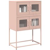vidaXL Highboard Pink 68x39x107 cm Steel | Shoptok.si