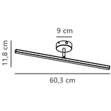  Nordlux-LED kupatilsko osvetljenje za ogledalo LED/7,2W/230V IP44 60 cm mat hrom | Eponuda.com