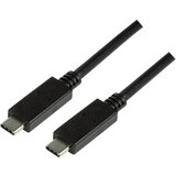 Logilink USB kabel USB 3.2 gen. 1 (USB 3.0) USB-C® vtič\, USB-C® vtič 1.00 m črna CU0129, (20416363) Cene