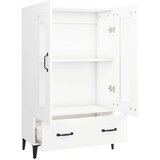  Visoka komoda bijela 70 x 31 x 115 cm od konstruiranog drva | shoptok.hr