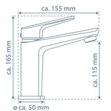 Mömax UMIVALNIŠKA ARMATURA 9/16,3/15,7 cm | Shoptok.si