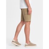 Ombre One color men's shorts with cargo pockets - sand | Eponuda.ba