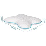 Mila Home Anatomski vzglavnik s polnilom iz spominske pene 46x55 cm – | Shoptok.si