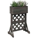 Vertikalni vrtni rešetka Siva 48 x 30 x 70 5 cm - Siva | shoptok.hr