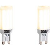 LUEDD Set van 2 G9 3-staps dimbare LED lampen opaal 4.5W 500 lm 2700K Cene
