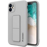 Wozinsky Silikonski ovitek za iPhone 11 Pro Kickstand Case, siv, (21643031) | Shoptok.si