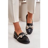 S. BARSKI Leather Women's Loafers Black S.Barski HY42-330 | shoptok.hr