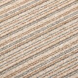  Tepih 20 pcs Prugasta bež 50 x 50 cm 100% Polipropilen | shoptok.hr