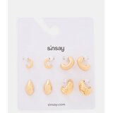 Sinsay Zlatne naušnice 4 pack Cijene