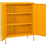 Ormarić za pohranu boja senfa 80 x 35 x 101,5 cm čelični | shoptok.hr