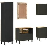  Set ormarića za kupaonicu 5 kom. Prirodna 38 x 33 x 160 cm | Eponuda.com