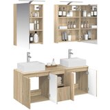  Set ormarića za kupaonicu 5 kom. Hrast sonoma Konstruirano drvo | shoptok.hr