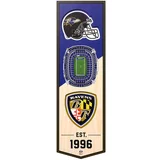 Drugo Baltimore Ravens 3D Stadium Banner slika