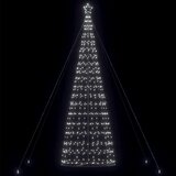 vidaXL Osvetljena novoletna jelka stožec 1534 LED hladno bela 503 cm | Shoptok.si