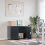 vidaXL arhivska omara antracitna 90x40x70 cm jeklo | Shoptok.si