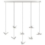 Eglo 390401 - led luster na sajli paratebueno 8xLED/4,2W/230V, hrom, prigušiva | Eponuda.com