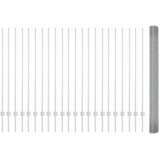  Zatvorena žičana ograda s postovima 50 x 1,4 m Pocinčani čelik | shoptok.hr
