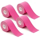 4-Pack Kinezio trak v različnih barvah - 5 cm x 5 m, vodoodporen in zračen, (5000346880)