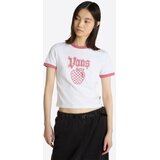 Vans Majica 'Apple Boom Ringer' češnjevo rdeča / bela | Shoptok.si