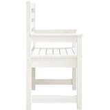  Vrtne stolice 2 kom bijele 60x48x91 cm masivna borovina | shoptok.hr