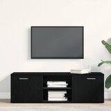 TV ormarić crni hrast 120x34x37 cm inženjerski drvo | shoptok.hr