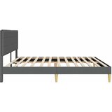  Krevetna konstrukcija Tamnosiva 180 x 200 cm Tkanina | shoptok.hr