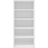 vidaXL Omarica za čevlje 2 kosa bela 31,5x35x70 cm iverna plošča | Shoptok.si