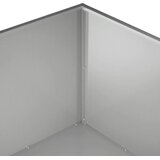  Vrtna saksija Srebrna 60 x 60 x 40 cm Pocinčani čelik - Pocinčani čelik 60 x 60 x 40 cm 1 | shoptok.hr