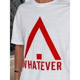 DStreet T-shirt męski z nadrukiem biały | shoptok.hr