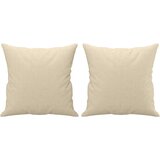  3-dijelni set sofa s jastucima krem od mikrovlakana | shoptok.hr