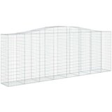  Lučne gabionske košare 10kom 400x50x140/160cm pocinčano željezo | shoptok.hr