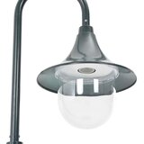  Vrtna stupna svjetiljka od aluminija E27 120 cm tamnozelena | shoptok.hr