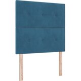  LED Box Spring Krevet Tamno plava 90 x 200 cm Baršun | shoptok.hr