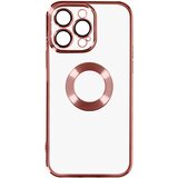 AVIZAR Fleksibilen gel silikonski ovitek za iPhone 14 Pro Max, zašciten s kamero - ucinek roza kroma, (20640034) Cene