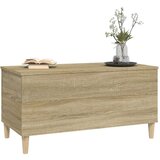  Klubska mizica sonoma hrast 90x44,5x45 cm inženirski les, (20714189) | Shoptok.si