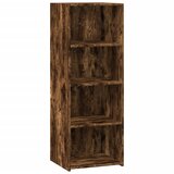 Maison Chic Visoka omara - Komoda - Predalnik dimljeni hrast 45x41x124 cm inženirski les, (21721773) Cene