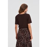 Marisse Plain Brown T-Shirt | ePonuda.com