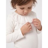 Sinsay Pamučni bodi dugih rukava s ažurnim ovratnikom | shoptok.hr