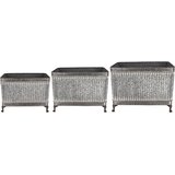 Esschert Design Cvetlični lonci na nogah, 3-delni set - pravokotno Cene