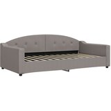  Dnevni krevet na razvlačenje smeđesivi 100 x 200 cm od tkanine | shoptok.hr