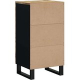 vidaXL Komoda s 3 predali 40x33,5x75 cm trden mangov les | Shoptok.si