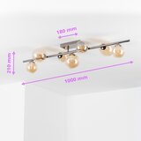  Brilagi - LED plafonski luster MILLA 7xG9/3W/230V crni hrom/zlatna | Eponuda.com