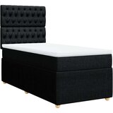 vidaXL box spring krevet s madracem crni 80 x 200 cm od tkanine | shoptok.hr