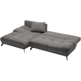Hom`in KOTNA SEDEŽNA GARNITURA, šenilja modra, rjava | Shoptok.si