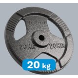Rebel Active uteg od lijevanog željeza 20 kg, rupa 31 mm, ploča s ručkama | shoptok.hr