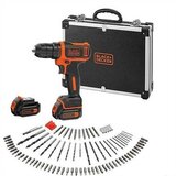 Black & Decker BLACKDECKER akumulatorski udarni vijačnik/vrtalnik BDCDD12BAFC 10,8 V 1,5 Ah | Shoptok.si