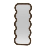 Hanah home Ogledalo Wave Brown | ePonuda.com
