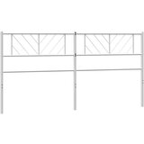 vidaXL Kovinsko vzglavje belo 200 cm | Shoptok.si